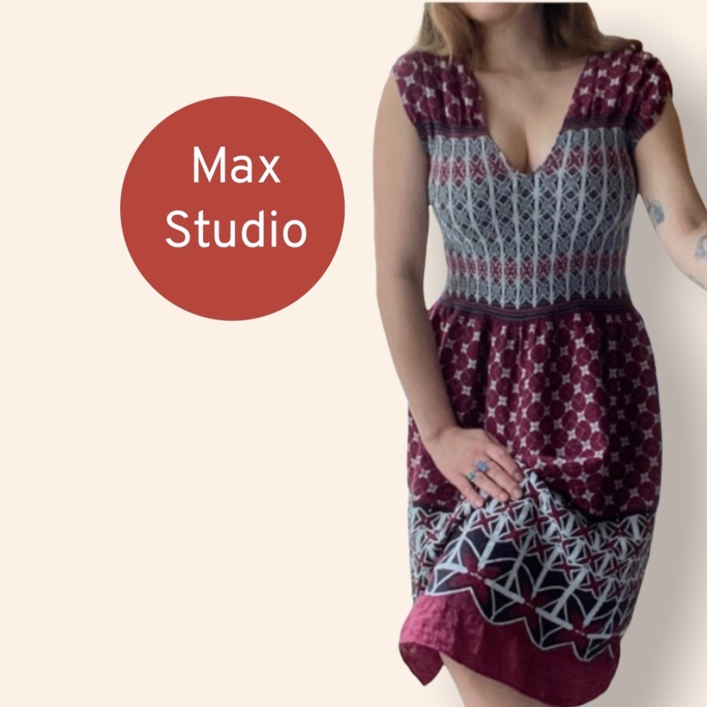 Max Studio printed dress
